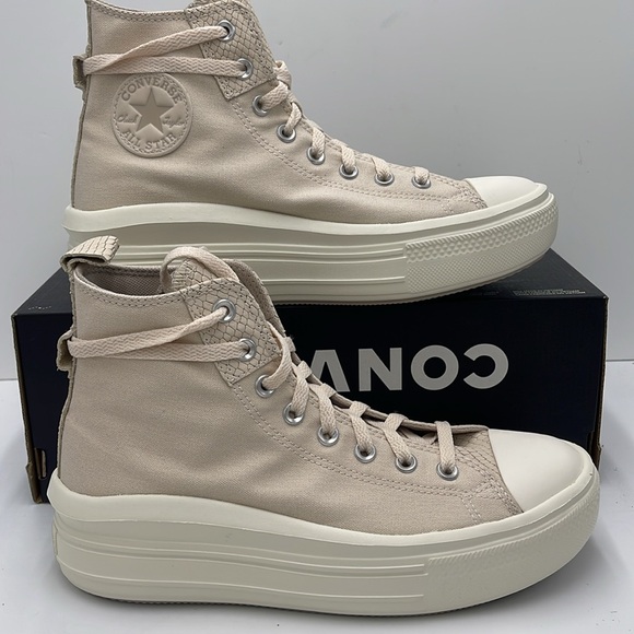 Converse Shoes - Converse Women's A12812C
CTAS MOVE HI
LIGHT DUNE/EGRET/PAPYRUS Sneakers Platform